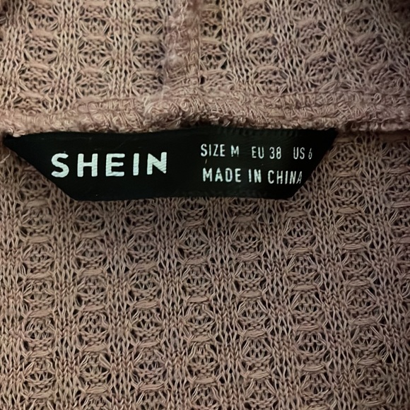 SHEIN colorblock waffle hoodie - Picture 3 of 3